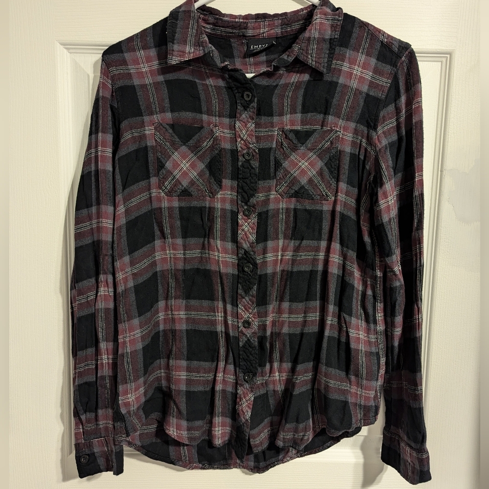 Button Up Light Weight Flannel